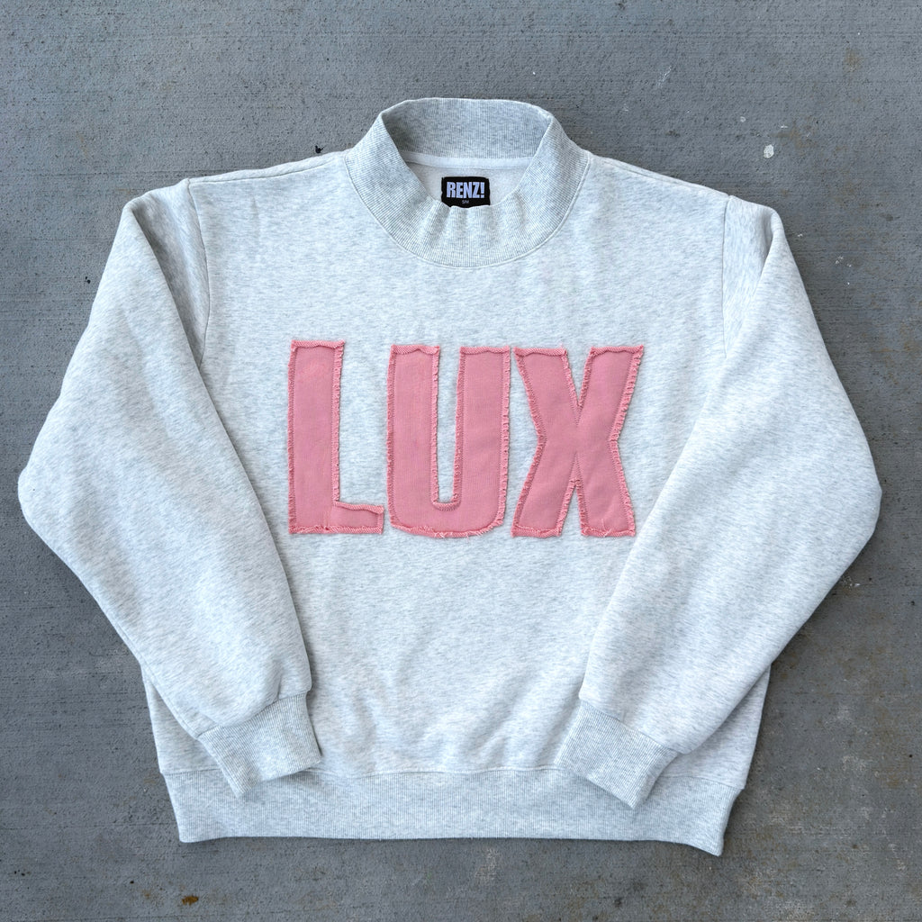 LUX Mockneck Sweatshirt | Blush
